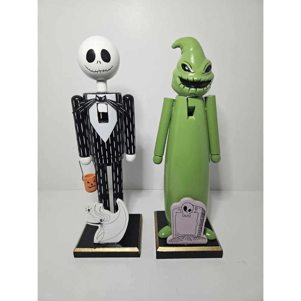 Disney Nightmare Before Christmas Jack Skellington Oogie Boogie Nutcracker Set